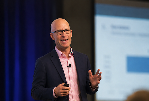 HealthTok leader presenting healthcare technology insights at an industry conference